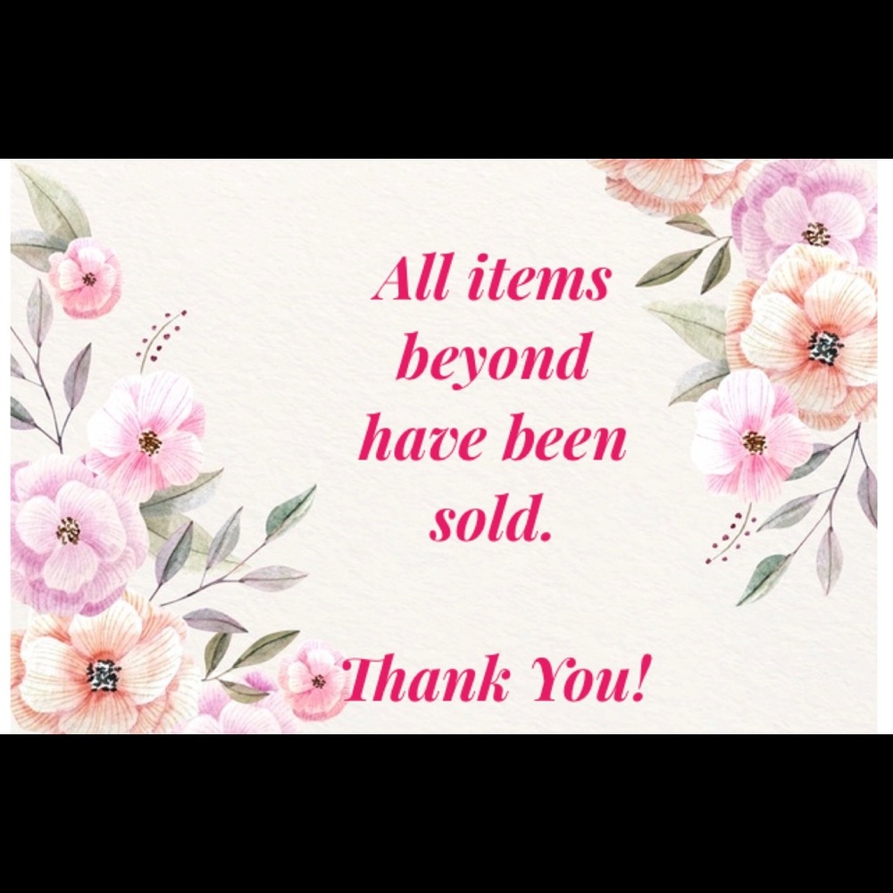 Scroll up ⬆️ for Available Items!